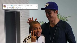 Até Cristiano Ronaldo 'celebra' contratação de Mbappé: «Entusiasmado para ver-te brilhar no Bernabéu»