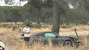 Trincão sofre acidente de carro na Comporta