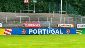 Estádio onde a Seleção vai treinar a 14 de junho já está com as cores de Portugal