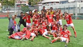 Benfica vence Marítimo e sagra-se bicampeão nacional de iniciados 