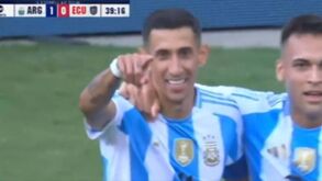 'Capitão' Di María dá triunfo à Argentina sobre o Equador