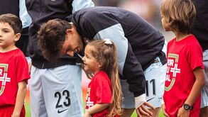 Deixou João Félix embevecido antes do jogo da Seleção: a filha de outro craque que 'roubou' o momento