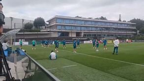 Último treino da Seleção antes do jogo com a Rep. Irlanda com todos disponíveis