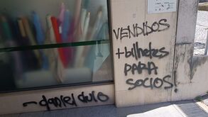 Núcleo do Sporting em Braga vandalizado após jogo de futsal