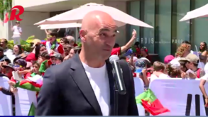 Roberto Martínez promete ir a Fátima: «A pé não. É muito...»