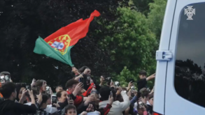 A receção apoteótica à Seleção Nacional na Alemanha vista do autocarro 