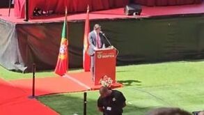«Não há crise de liderança no Benfica»: a garantia de Rui Costa num discurso em que abordou estatutos, direitos de TV e o futebol