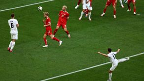 Eslovénia-Dinamarca, 1-1: Traição de Hjulmand impede conto de fadas a Eriksen