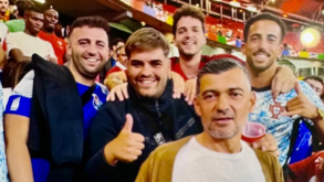 Francisco Conceição teve o apoio do pai na bancada em Leipzig