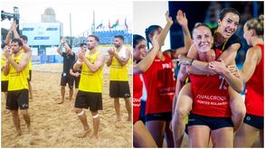 Seleções nacionais apuram-se para a fase principal do Mundial de andebol de praia