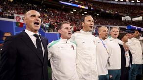 O onze de Portugal para o jogo com a Turquia