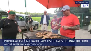 O que se faz em Gütersloh no dia seguinte à vitória de Portugal? Convive-se à volta da grelha