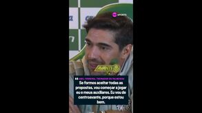 Abel Ferreira e a saída de jogadores-chave do Palmeiras: «Agora vou eu para ponta-de-lança...»