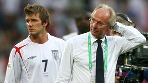 Beckham visitou Sven-Göran Eriksson e ofereceu seis litros de vinho