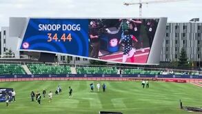 Snoop Dogg aventurou-se no atletismo: rapper fez 200 metros em 34.4 segundos... aos 52 anos