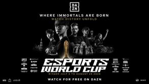 Esports World Cup arranca a 3 de julho e passa na DAZN