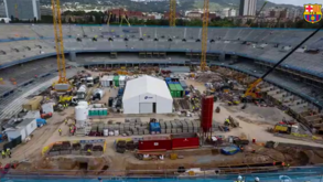 Barcelona mostra como avançam as obras no Camp Nou