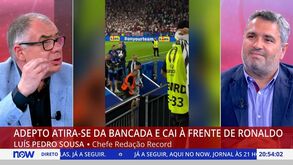 Luís Pedro Sousa e o adepto que saltou para cima de Ronaldo: «Os idiotas são tão engenhosos que vão sempre levar a sua avante»
