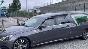 A chegada da urna de Manuel Fernandes a Alvalade