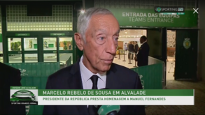 Marcelo Rebelo de Sousa: «Foi um senhor ao longo da sua vida. E foi um senhor até aos últimos momentos»