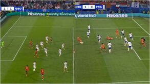 Dois pesos, duas medidas? O golo da Espanha que tem muitas semelhanças ao anulado à Holanda