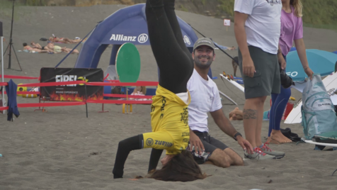 Até deu para fazer o pino no areal: os melhores momentos do 1.º dia do Allianz Ribeira Grande Pro