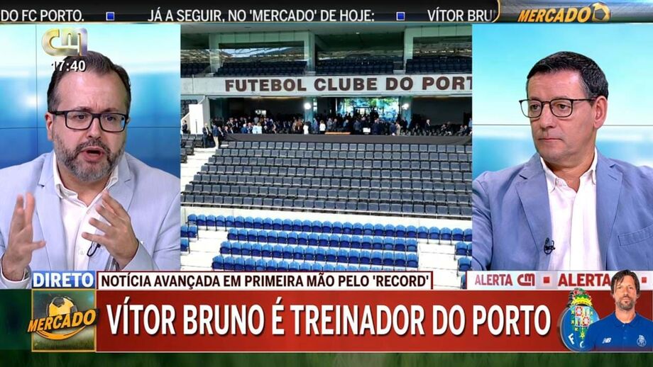 Subdiretor de Record em declarações no programa 'Mercado' da CMTV