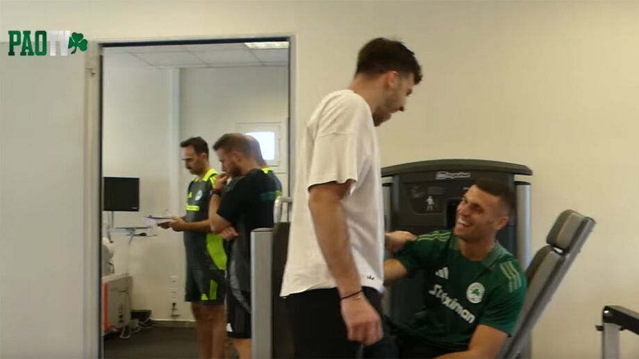 Ioannidis ontem no dia 1 do Panathinaikos