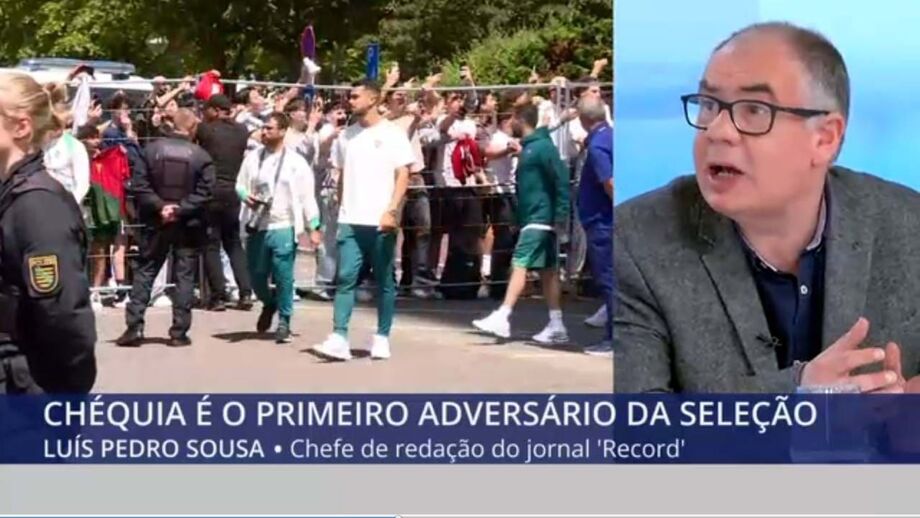Luís Pedro Sousa, chefe de redação de Record, em declarações no Now