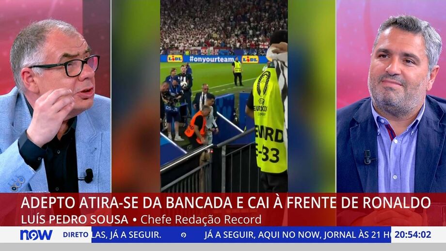 Chefe de redação de Record e o momento no Portugal-Geórgia