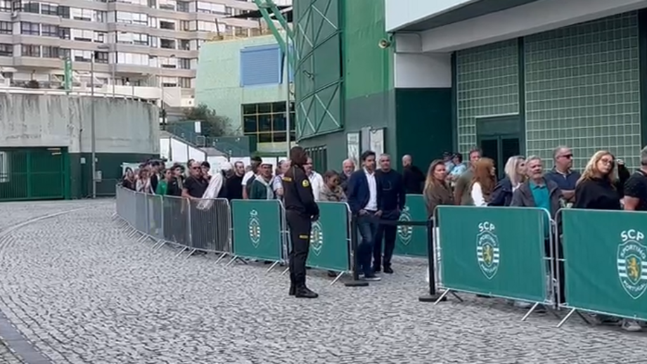 Homenagem ao antigo capitão do Sporting