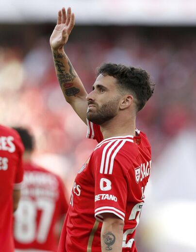 31.º Rafa Silva (Benfica) - Valor de mercado: 14 M€ (descida de 4 M€)