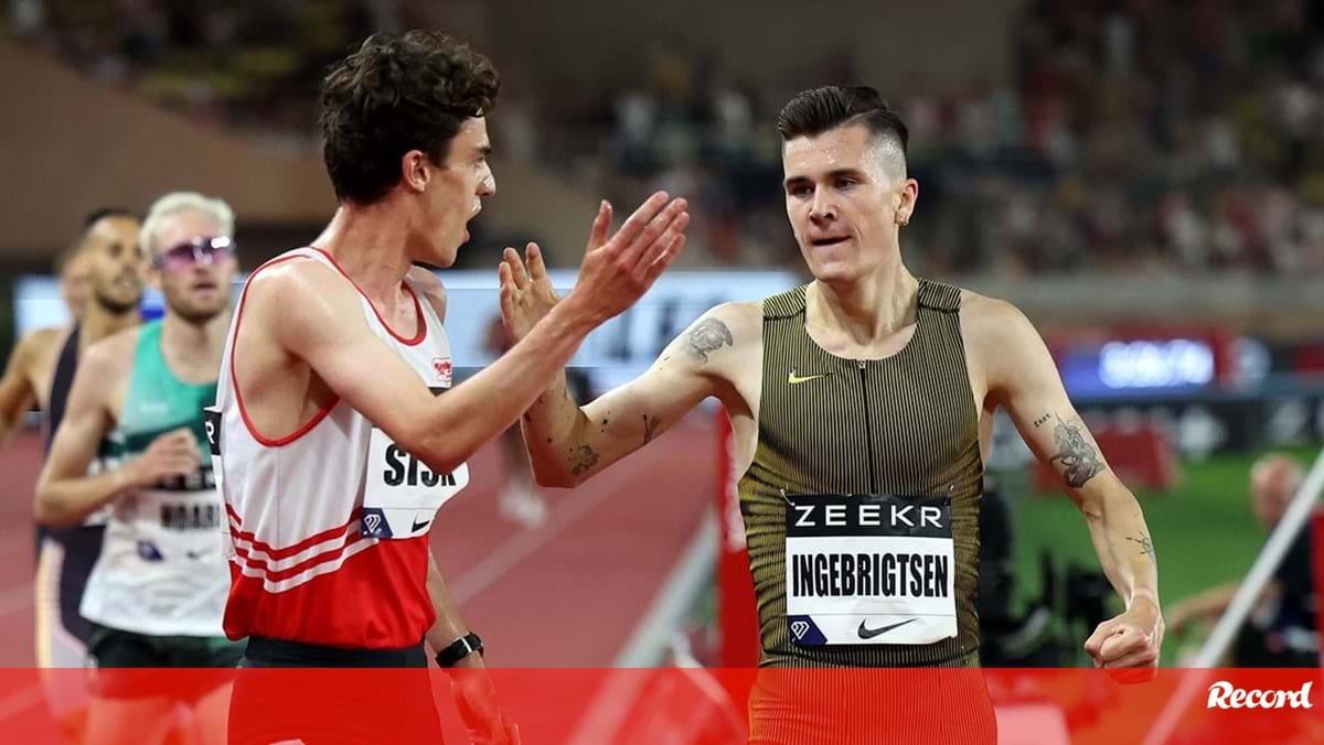 Jakob Ingebrigtsen volta a bater recorde europeu dos 1.500 metros