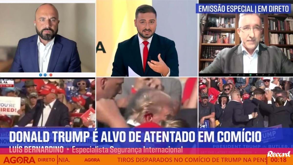 Now: Cobertura de atentado a Trump ganha à RTP3