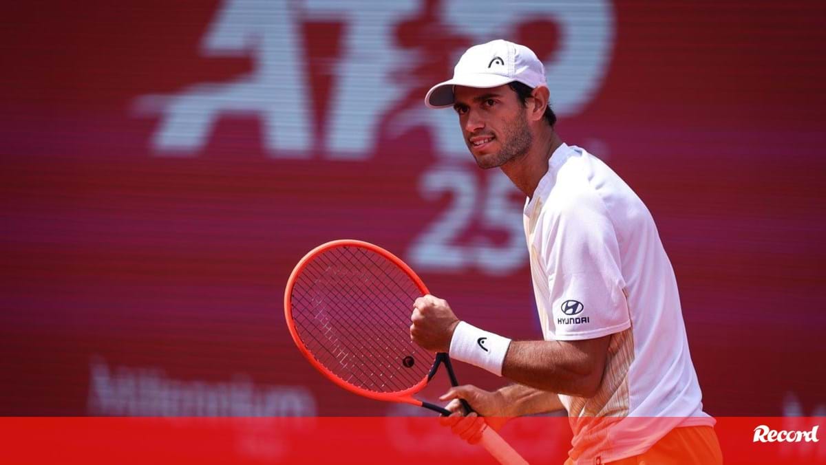 Nuno Borges na final de Bastad...contra Rafael Nadal