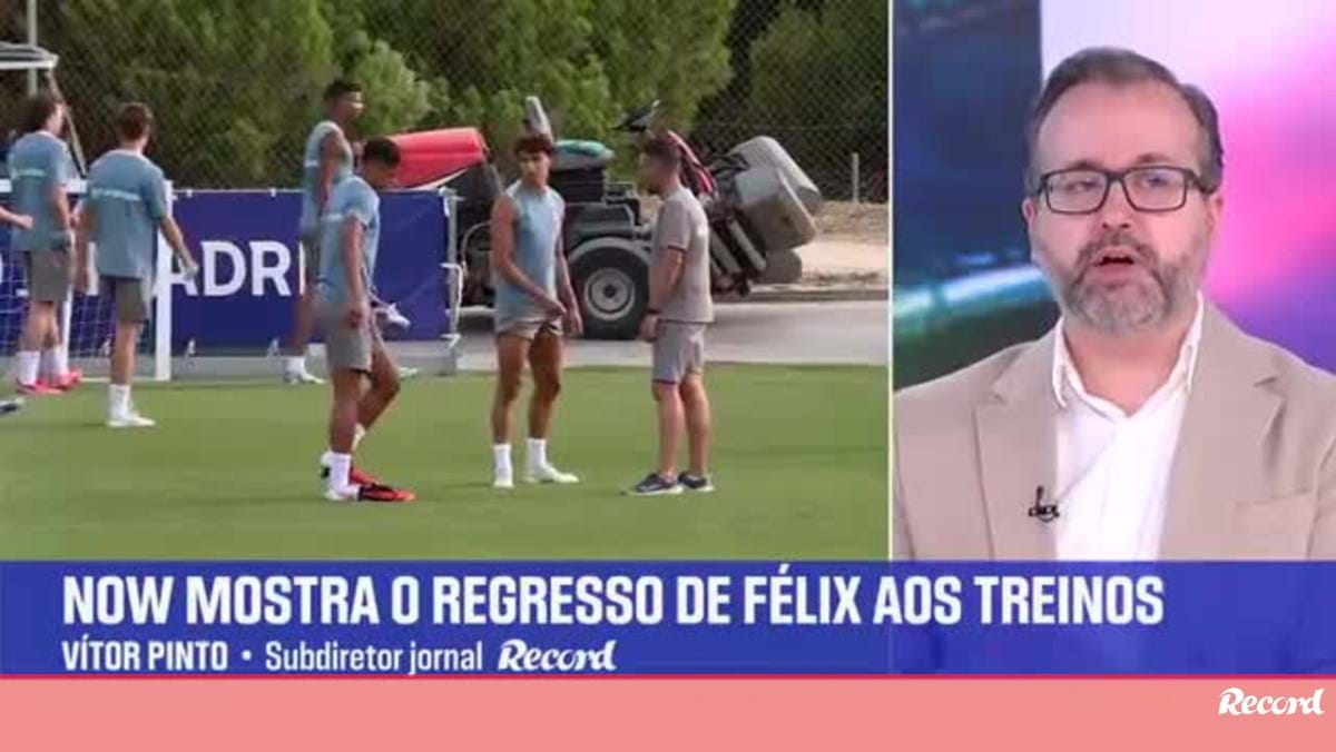 Vítor Pinto e o regresso de João Félix aos treinos: «Há uma espécie de paz podre no At. Madrid»