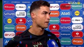 «Falo depois, não consigo...»: Cristiano Ronaldo deixou a flash interview emocionado