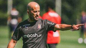 Thiago Helguera e André Horta de regresso aos trabalhos do Sp. Braga