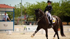 Maria Caetano é a única 'repetente' no equestre