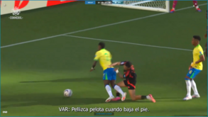 CONMEBOL reconhece erro do VAR: ficou penálti por marcar sobre Vinícius Jr