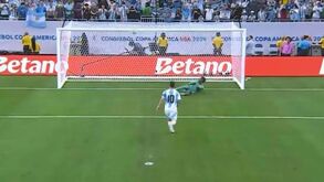 O penálti à 'panenka' que Messi falhou na Copa América