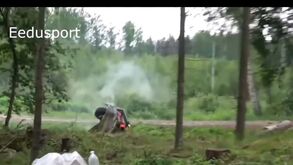 O brutal acidente de  Ott Tänak na Estónia