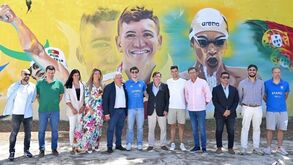 Mural de Diogo Cancela inaugurado em Miranda do Corvo