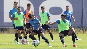Três ausências no treino do FC Porto