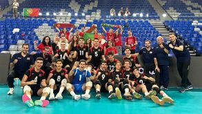 Portugal vence Ucrânia no Europeu de voleibol de Sub-18