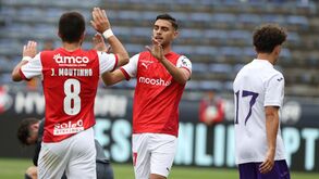 Sp. Braga bate Anderlecht por 2-1 em jogo aberto aos adeptos