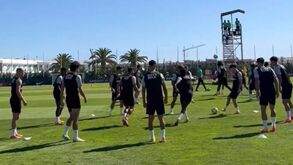 Sporting já trabalha em Lagos: as imagens do primeiro treino