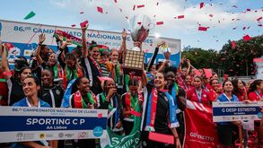Nacional de Clubes: Benfica campeão em masculinos e Sporting em femininos