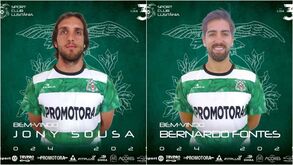Bernardo Fontes e Jony Sousa assinam pelo Lusitânia dos Açores
