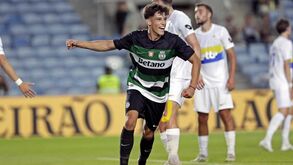 O golo de Rafael Nel que colocou o Sporting a vencer o St. Gilloise